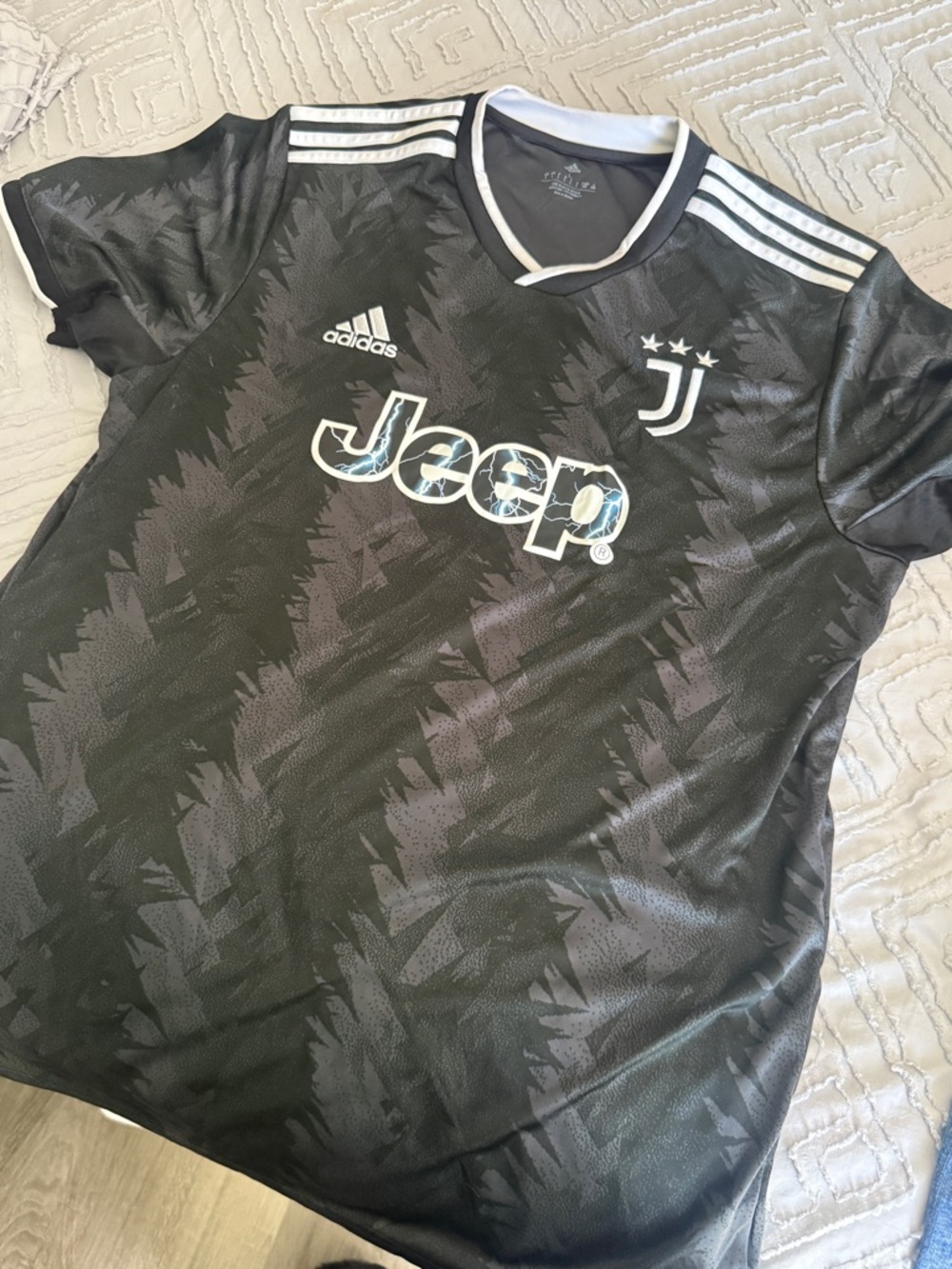 adidas Juventus Black and White Jersey